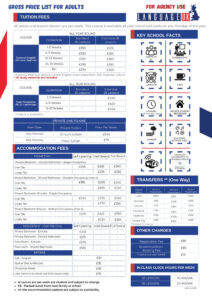 Adult Courses Price List 2026